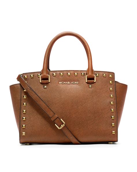 michael kors mini selma studded saffiano tote